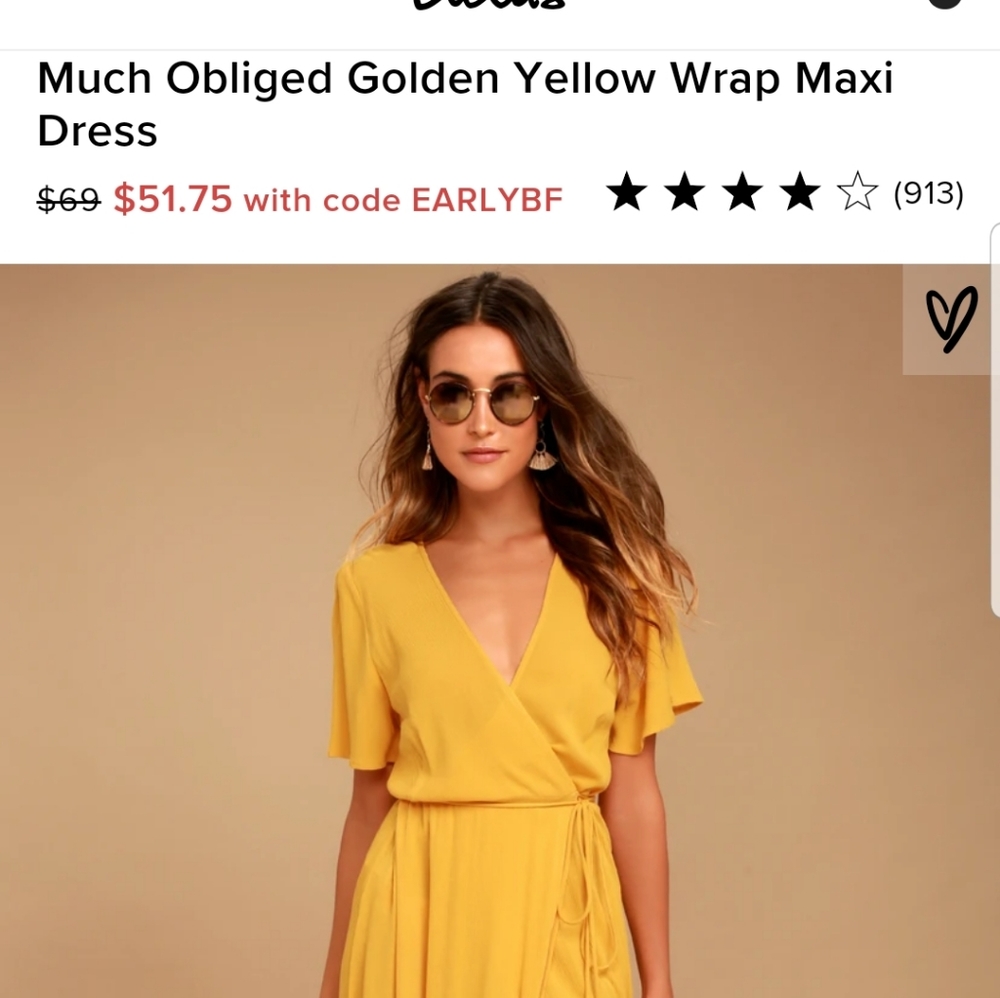 Lulus wrap dress